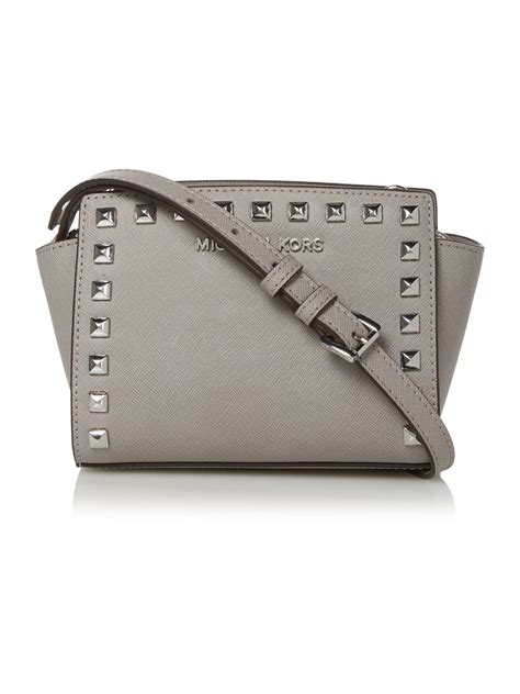 michael kors selma tote grey|michael kors selma crossbody.